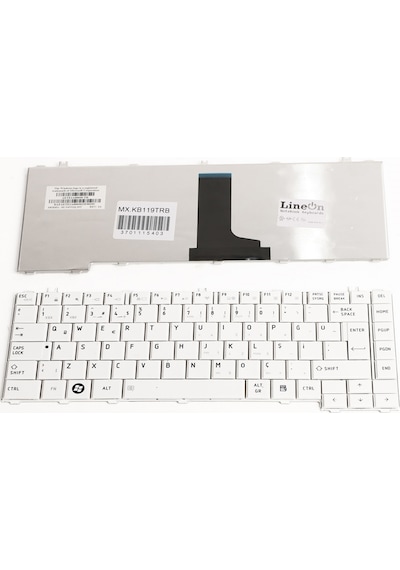 Toshiba Uyumlu Satellite L735 L735D Notebook Klavye Beyaz