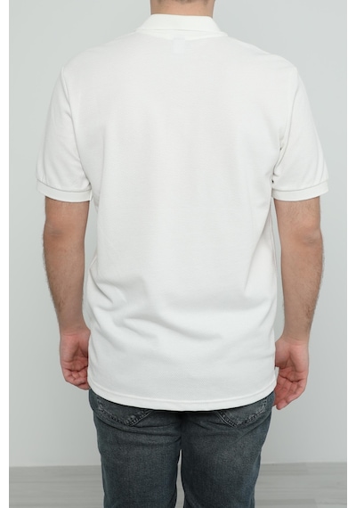 Hscstore Erkek Polo Yakalı Beyaz Tişört - 8424-beyaz Beyaz Hscstore Erkek Polo Yakalı Beyaz Tişört - 8424-beyaz Beyaz