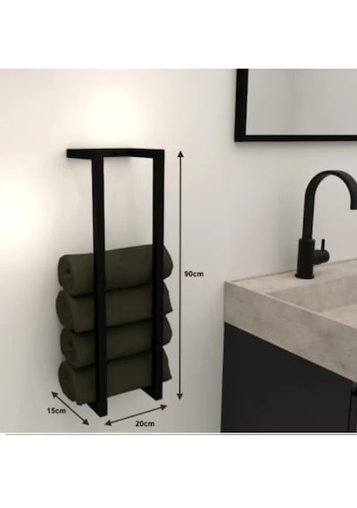 UMUTPARK METAL DUVAR HAVLULUK. Siyah