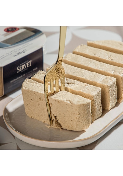 Servet Rafine Şeker İlavesiz - Sade Taze Tahin Helvası 400 G