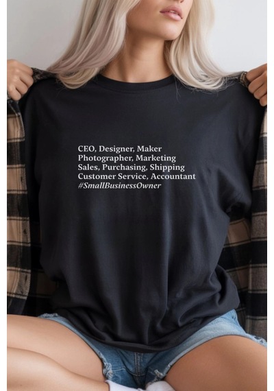 Freedom Store Unisex Oversize 24/1 Penye Dtf Baskılı Tişört - Dtf285 Siyah