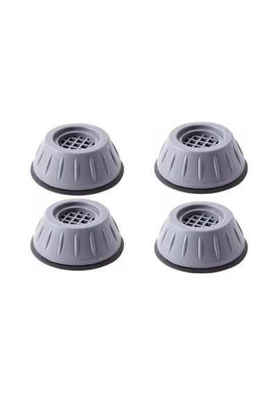 4'lü Çamaşır Makinesi Vb. Makineler Için Titreşim Engelleyici Stoper 10cm X 4cm Gri Diğer