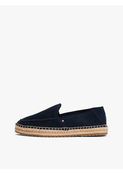 Tommy Hilfiger Hılfıger Flex Espa Suede Loafer Erkek Mavi Günlük Ayakkabı - Fm0fm05392