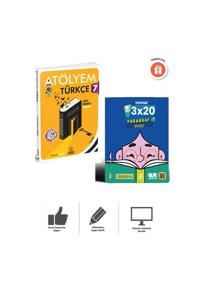 Arı 2027 7. Sınıf Türkçe Soru Bankası Ve Paragraf Deneme Bigelio Yayıncılık