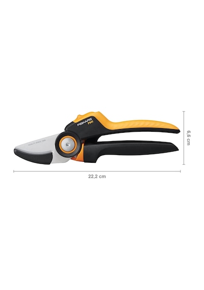 Anvil Bahçe Makası, X-serisi Powergear, P941, Döner Sap, Kuru Dallar İçin, Yapışmaz Kaplama, Pa