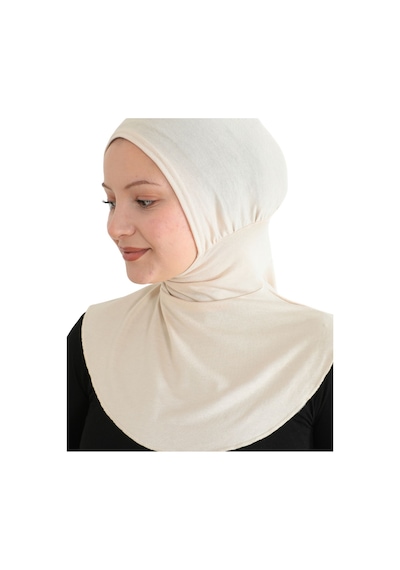 Modish Group Kadın Boyunluklu Hijab Tesettür Pratik Spor Bone - Sarı BEj