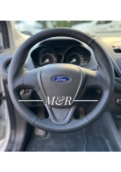 Ford Courier Kaplama Deri Direksiyon Kılıfı Siyah