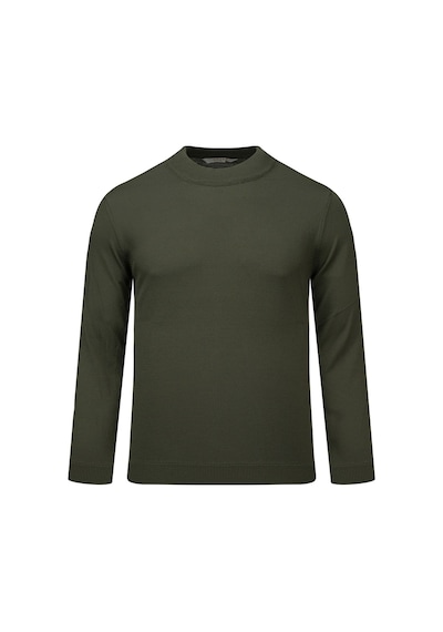 Hatemoğlu Haki Regular Fit Yarım Balıkçı Yaka Rayon Kazak 2977641 Haki