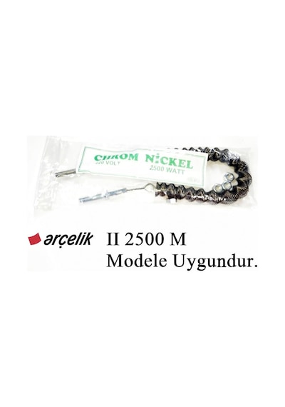 Arçelik Iı 2500 M Modele Uyumlu 2500w İnfrared Soba Isıtıcı Rezistans Teli Yatay
