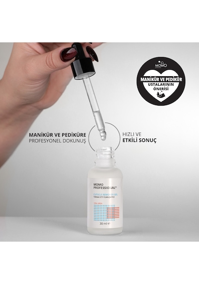Momo Professional Cuticle Remover Gel Tırnak Eti Çıkarıcı Jel Tırnak Eti Temizleyici
