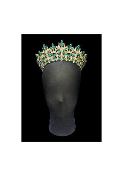 Golden Night Crown-gelin,kına,nişan,söz,after,bride,party Taç Yeşil - 889679471 Yeşil