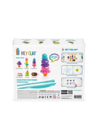 Hey Clay Yaratıcı Kil Seti - Nice Ice Cream