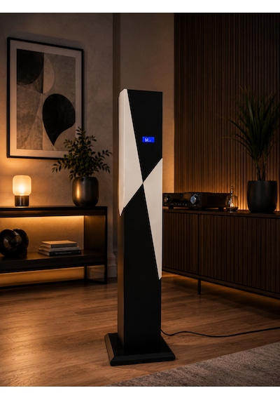 Som Tower Speaker Ohm-7001bluetooth Dikey Hoparlör