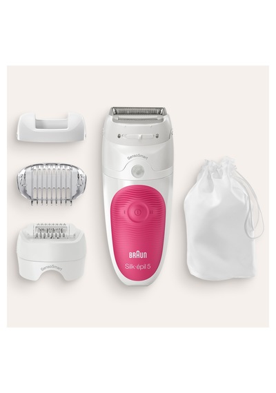 Braun Silk-épil 5 5600 Sensosmart, Kablosuz, Islak&kuru, 3 Ek Par