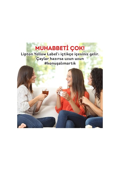 Lipton Yellow Label 100'lu Demlik Poset Cay