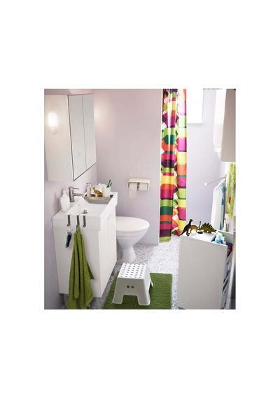 Tabure Beyaz 45x35x25 Cm Renkli - 648615712 Renkli