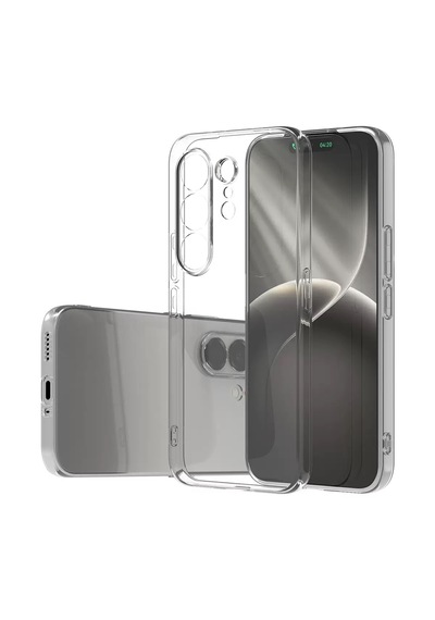 Tecno Camon 50 Kılıf Darbe Emici Korumalı Pürüzsüz Esnek Şeffaf Silikon