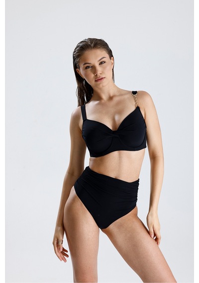 Magic Form Süngerli Toparlayıcı Bikini Üst Siyah - 728496473 Siyah