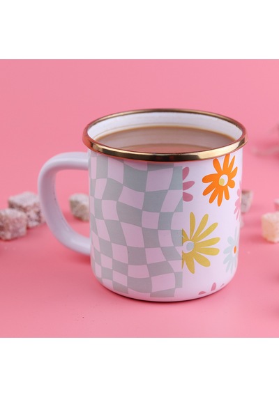 EMAYlab Retro Hippi Emaye Kupa