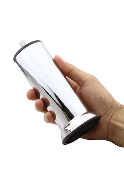 Mobilya Baza Koltuk Yatak Ayağı Vidalı M8 İncediş Ayak 12 Cm 4 Ad