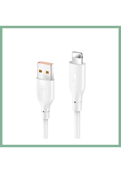 Bşkvirgo Konfulon Dc64 Usb To Lightning 1m 3.0a Hızlı Şarj Kablo - Beyaz Bsk2026