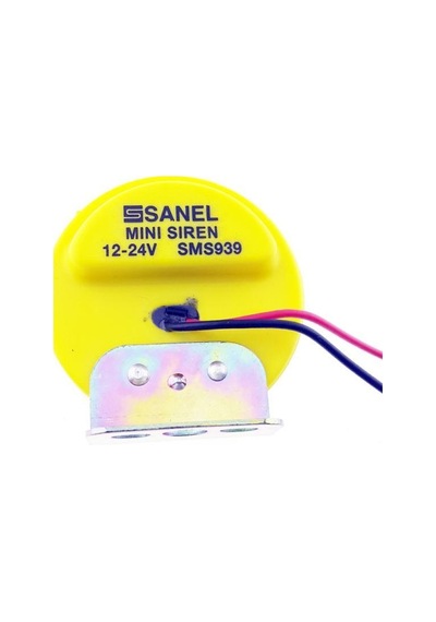 Sanel Buzzer Sms939 12/24v Mini Siren Su Geçirmez Ip67