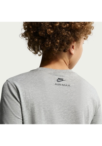 Nike Sportswear Air Max Pamuklu Gri Çocuk Tişört