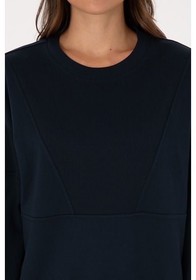 U.S. Polo Assn. Kadın Lacivert Pamuklu Bisiklet Yaka Sweatshirt 50314170-VR033