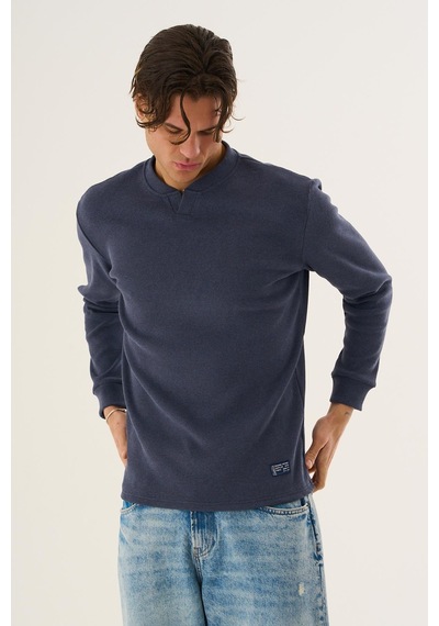 Alexandergardi Fitilli Uzun Kollu Sweatshirt İndigo