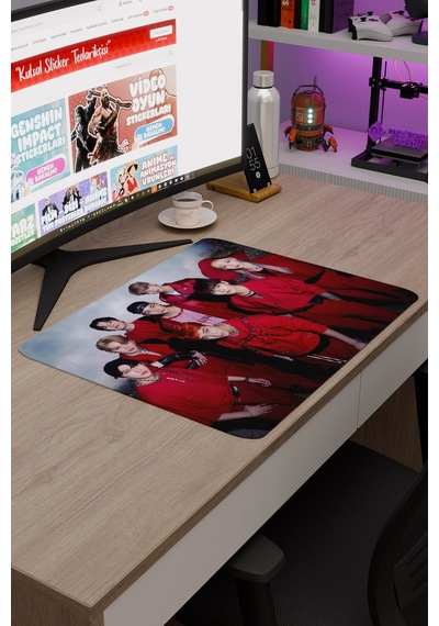 Stray Kids V2 48x40 Xl Gaming Kauçuk Kaymaz Taban Mouse Pad Fare Altlığı