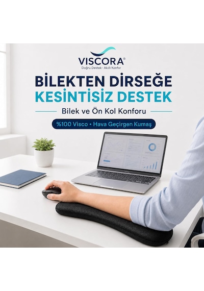 Vıscora Çok Amaçlı%100 Visco Kol, Bilek, Destek Pedi Fermuarlı Kılıf