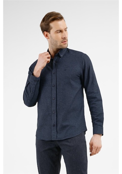 İmza Lacivert - Mavi Düğmeli Yaka Uzun Kol Cepsiz Slim Fit Pamuklu Gömlek 1004255233 Lacivert - Mavi İmza Lacivert - Mavi Düğmeli Yaka Uzun Kol Cepsiz Slim Fit Pamuklu Gömlek 1004255233 Lacivert - Mavi