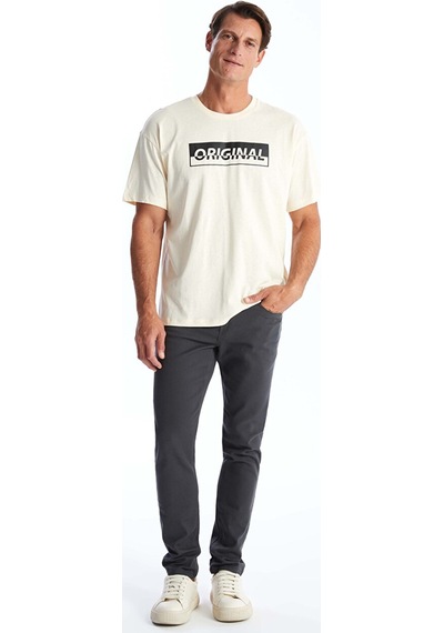 Lcwaıkıkı Classic Antrasit Dar Kalıp Erkek Chino Pantolon