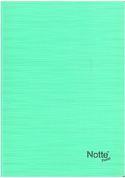 Notte A4 80 Çizgili Karton Kapak Dikişli Pastel Defter Yeşil