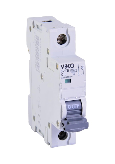 6vtb-1c10 Otomatik Sigorta 6ka C Tipi 1 Kutup 10a