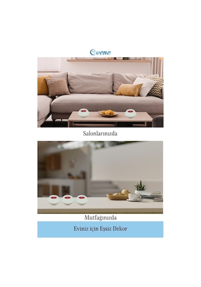 Mumluk Şamdan Tealight Mum Uyumlu Elmas Çizgili Model - Beyaz