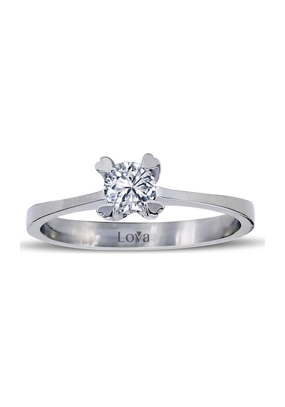 Lova E Renk 0,27 Karat Pırlanta Tektaş Yüzük - 1070002