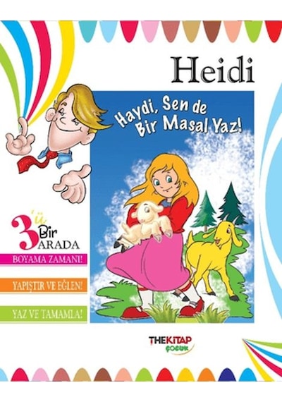 Heidi Üçü Bir Arada Etkinlik Kitabı - Fglt-764901