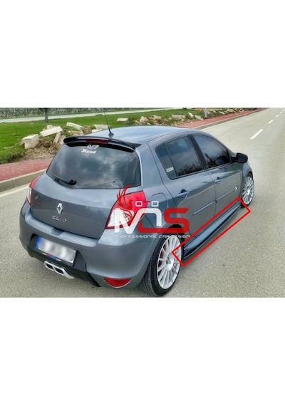 Renault Clio 3 Kng Marşpiyel Tk Fiberglass Boyasız