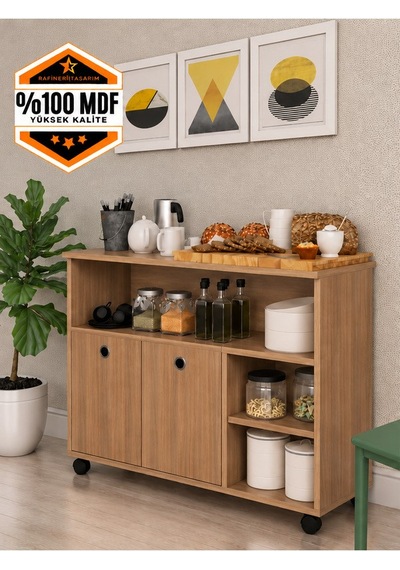 Kelebek 30 Taşınabilir Çok Amaçlı 2 Kapaklı Katlı Mutfak Ve Salon Masası Mdf Ceviz Kelebek 30 Taşınabilir Çok Amaçlı 2 Kapaklı Katlı Mutfak Ve Salon Masası Mdf Ceviz