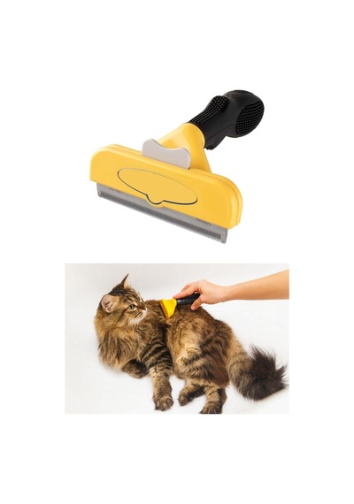 Kedi Ve Köpekler Için Kısa Tüylü Köpek Tarağı Tüy Toplayıcı Tarak Large