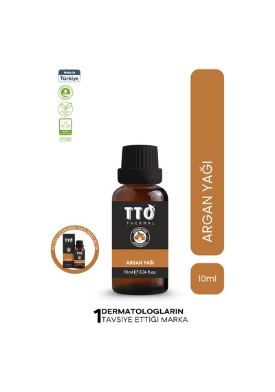 Tto Thermal Argan Yağı 10 Ml – Saç & Cilt Besleyici Doğal Bakım Yağı