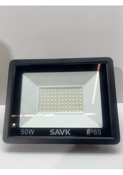Led Projektör 50 Watt Slim Kasa 220v 6500k Beyaz Işık Şavk Seçenekler