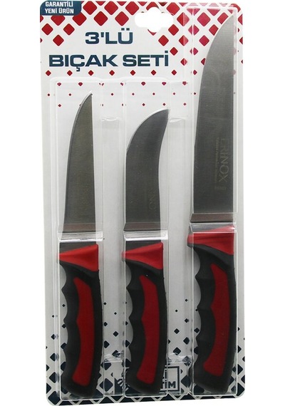 3pcs Kurban Bıçak Seti R-032k--r-320y--r-0403 Kemik Sıyırma - Deri Soyma Yüzme - Kurban Bıçak 4801 Çok Renkli