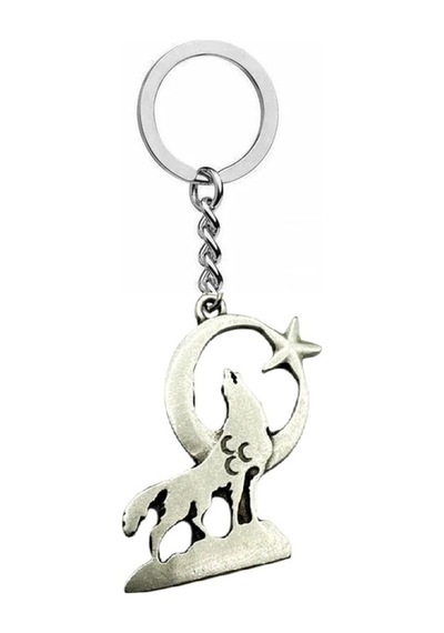 Bozkurt Figürlü Unisex Anahtarlık Zamak Kaplama Türk Mitolojisi Temalı Metal Aksesuar