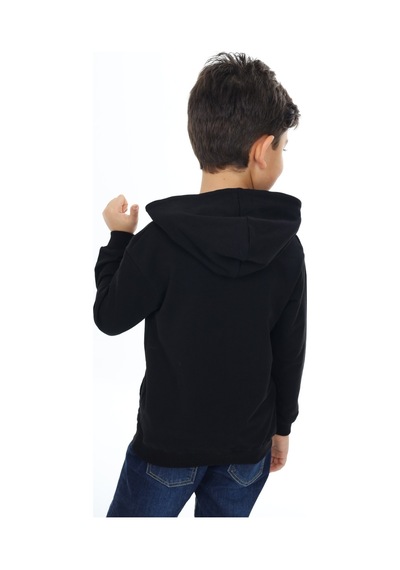 Toontoy Kids Toontoy Erkek Çocuk Relax Fit Kapüşonlu Cepli Düşük Omuz Baskılı Sweatshirt - 2 İplik Siyah Toontoy Kids Toontoy Erkek Çocuk Relax Fit Kapüşonlu Cepli Düşük Omuz Baskılı Sweatshirt - 2 İplik Siyah