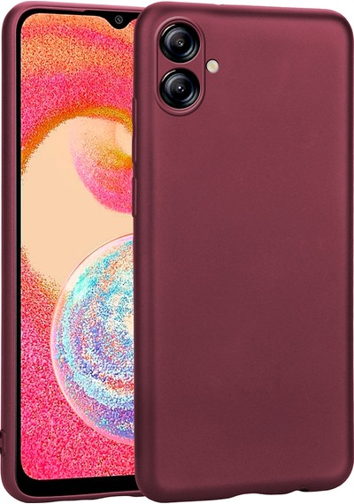 Samsung Galaxy Uyumlu A04E Kılıf Yumuşak Dokulu Kamera Korumalı Premium Silikon Kılıf PRM
