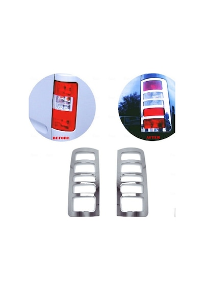 Ford Connect 2002 2008 Stop Çerçevesi Paslanmaz Çelik Krom 2 Prç