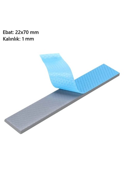 22x70 Mm M2 Ssd Termal Pedi 1 Mm Kalınlık Thermal Pad 13 W/m-k