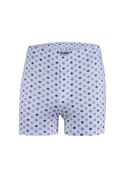 Yıldız Erkek Penye Emprime Desenli Boxer 35 - 9 Adet 001